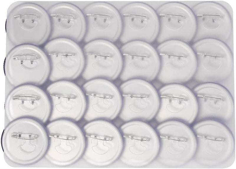 Tomcrazy 2Pack A4 Inserts for Ita Bag Buttons, Pin Holder Display 58mm/2.25 inch 75mm/3 inch Can Badge Board Decorate for Wego Ribbon ITABAG Ita-bags S Size 10.5×7.8inch Clear Window Bag Anime Fans | Line up neatly - Image 1